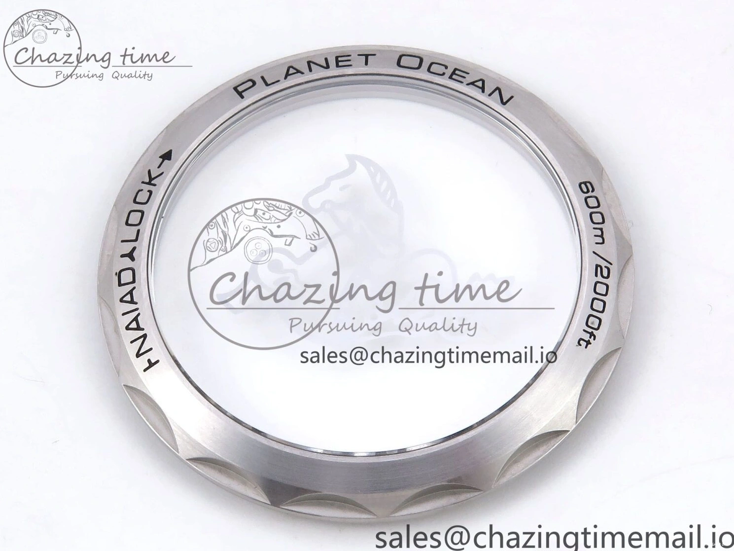 0513 Planet Ocean 43.5mm SS VSF 1:1 Best Edition Green Bezel White Dial on Green Rubber Strap A8900 Super Clone Unisex 7713